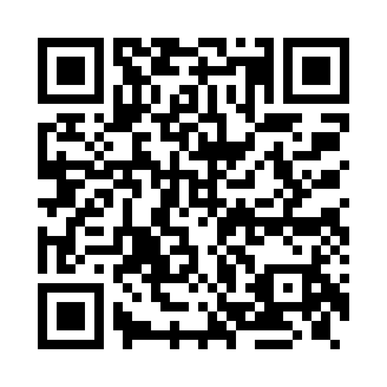 QR code: the same code printed on both sides of the card