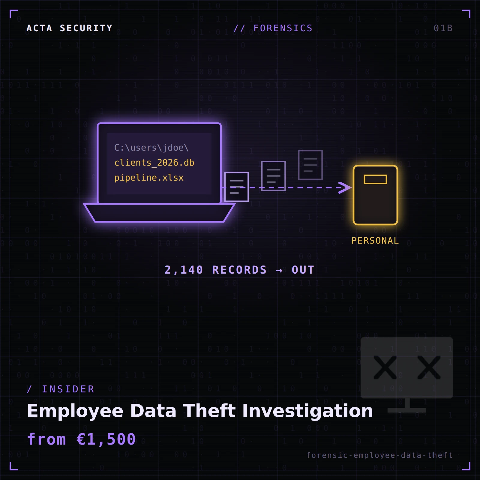 Employee Data Theft Investigation