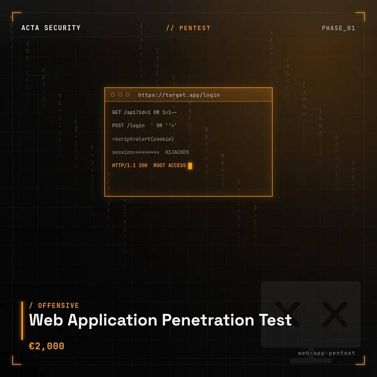 Web Application Penetration Test